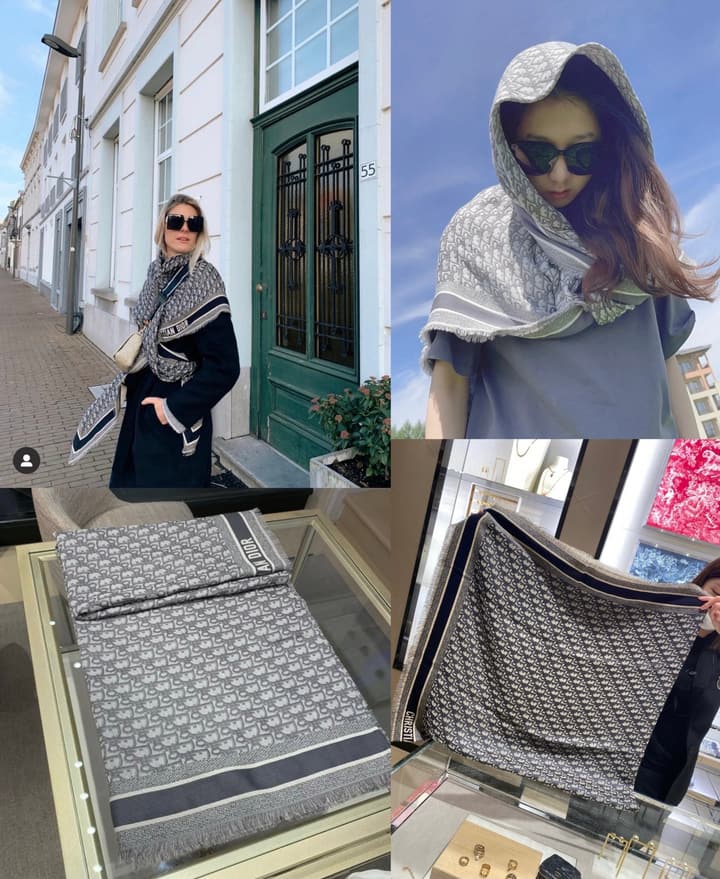 Dior Limited Edition Oblique Shawl