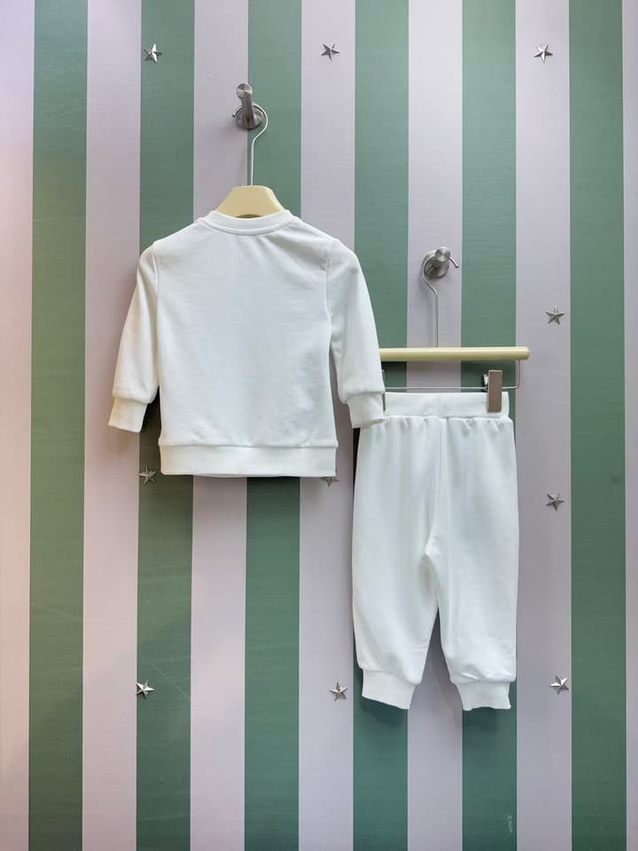 Fendi Infant Sweatshirt and Pants Set – 2025SS – Kids Collection in White Graphic Set