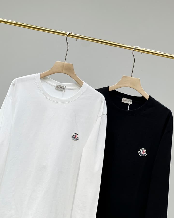 Moncler Men's Crewneck T-Shirt – 2025 Fall Collection in White