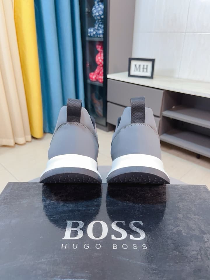 Boss Classic Suede and Waterproof Casual Sneakers