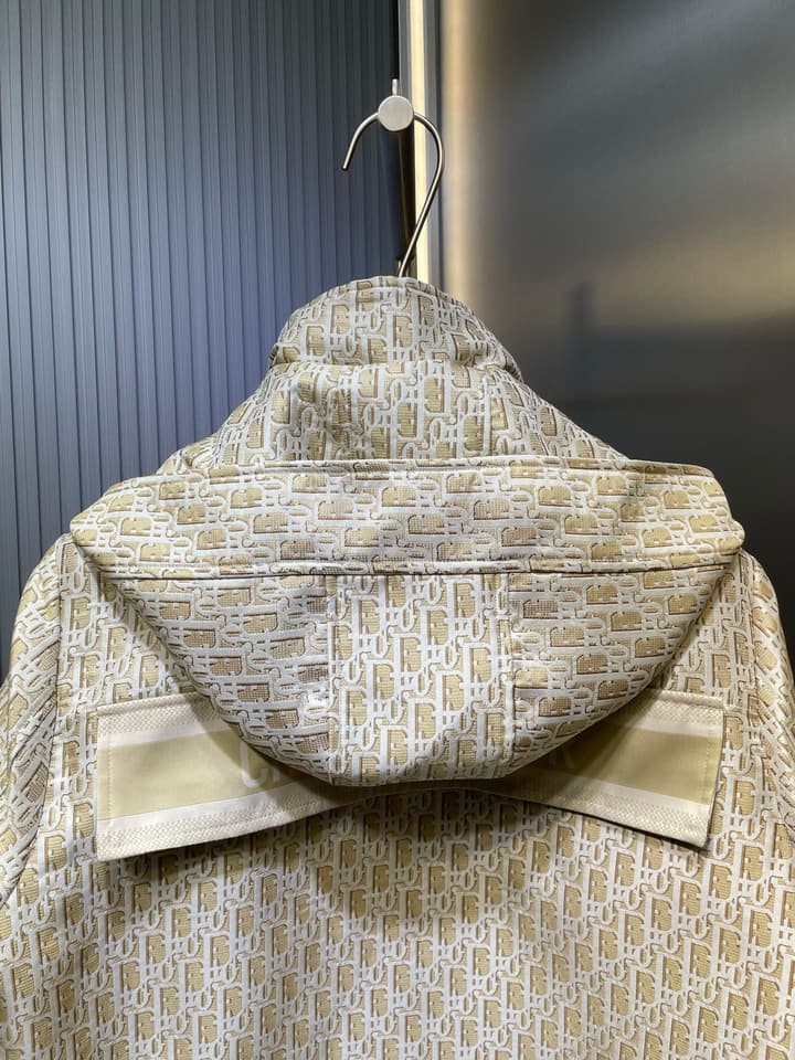 Dior Monogram Jacquard Hooded Jacket – 25FW in Dior Oblique Pattern