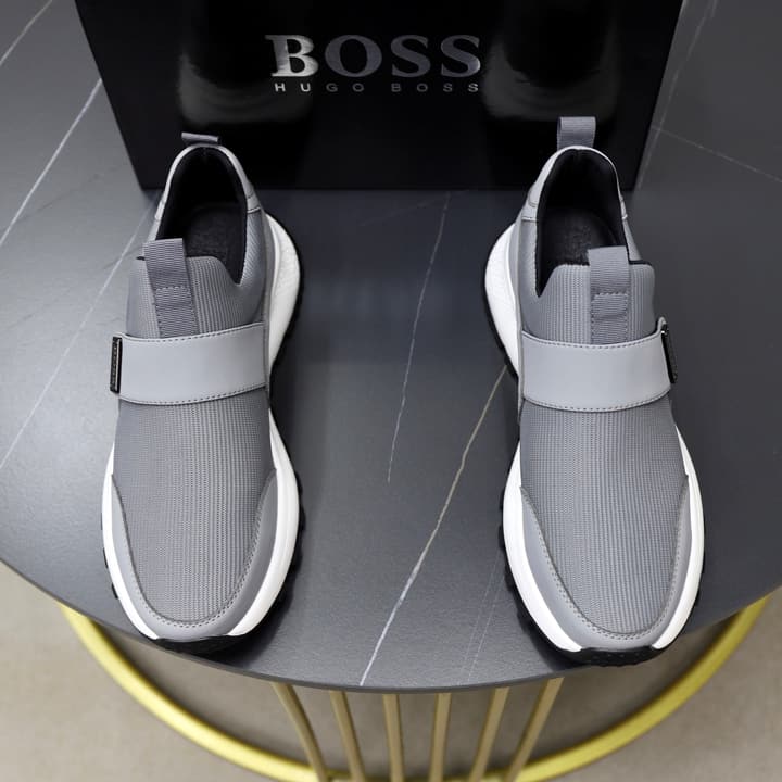 Boss Men's Knit Sport Sneakers