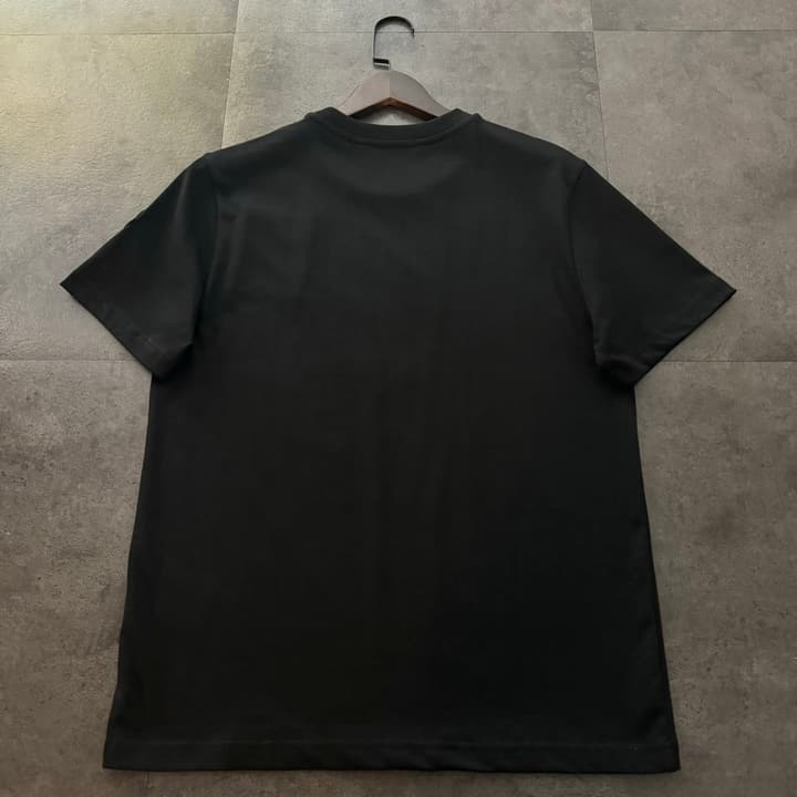 Moncler Letter Pattern Crewneck T-Shirt – 2026SS in Black