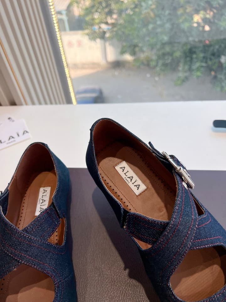 Alaïa French Ballet Flats – 2025SS