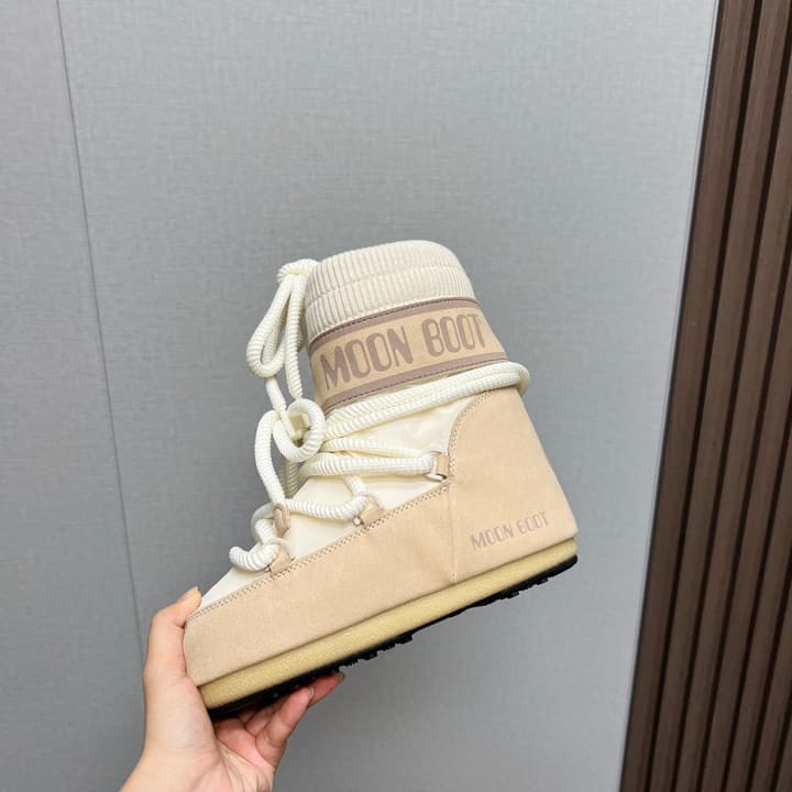 Moon Boot 2024 Autumn/Winter Cute Snow Boots in Cream
