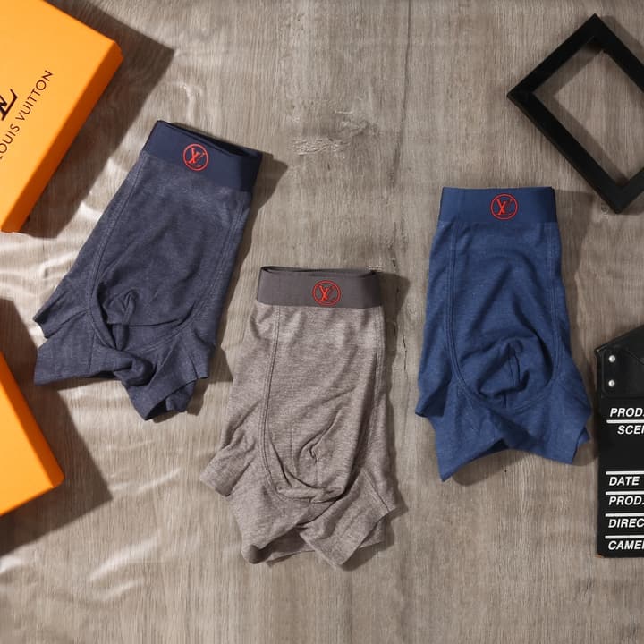 Louis Vuitton Seamless Breathable Men's Underwear Box Set