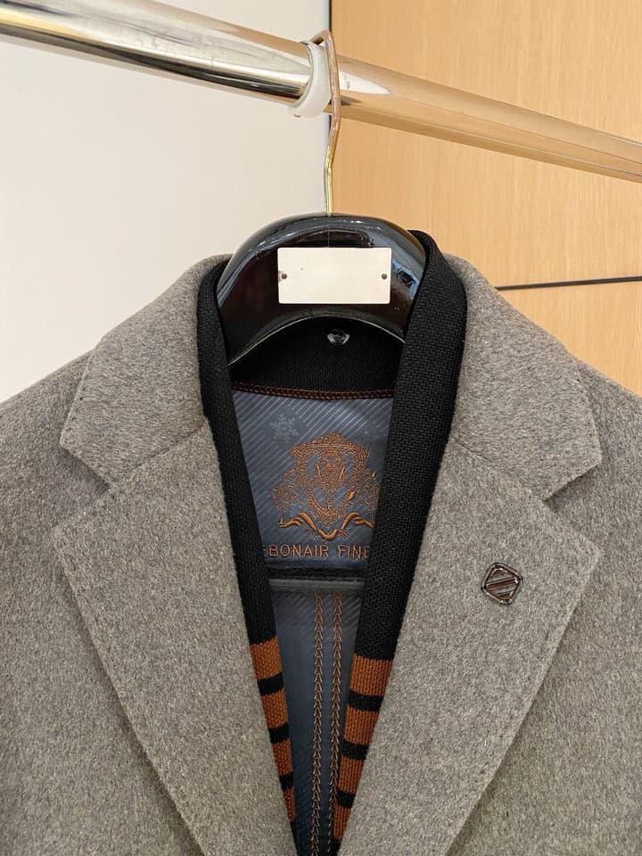 Zegna Men's Wool Kensington Coat – 2025FW in Classic Black