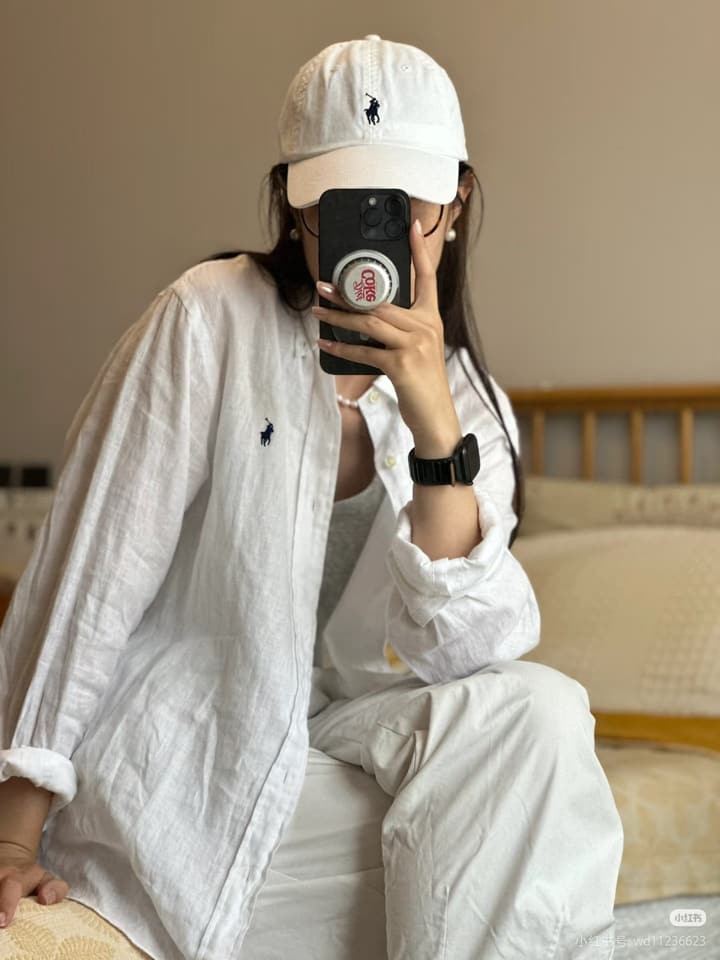 Ralph Lauren Pony Logo Linen Shirt – Spring/Summer Collection in Black