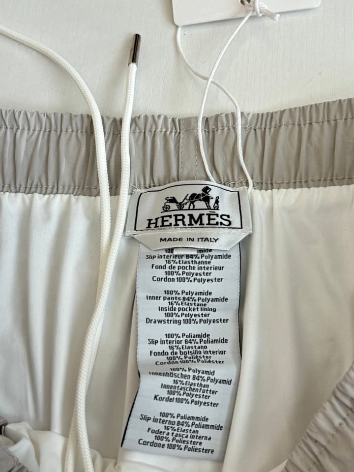 Hermès H Monogram Water-Sensitive Swim Trunks – Spring/Summer Collection in Black