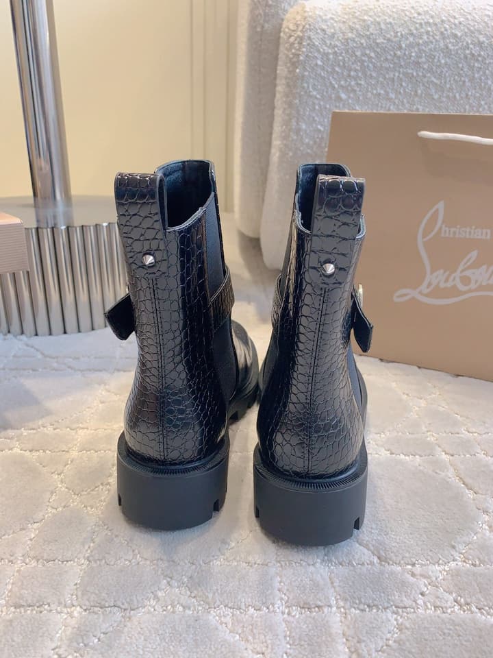 Christian Louboutin Chelsea Platform Ankle Boots