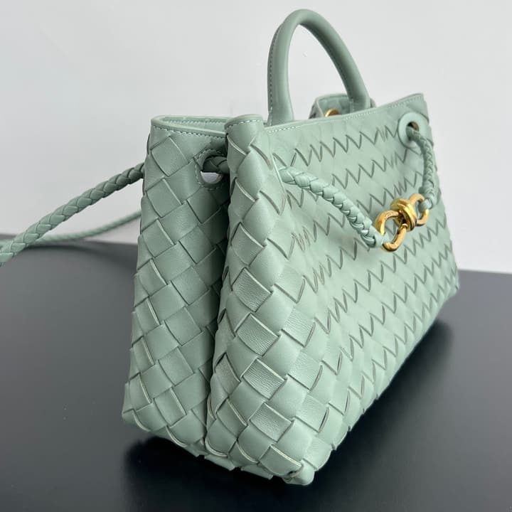 Bottega Veneta Andiamo Handbag in Charcoal Grey