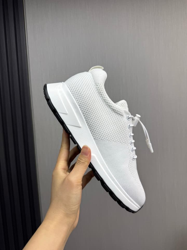 Prada Men's High-Quality Sneakers in Light Grey