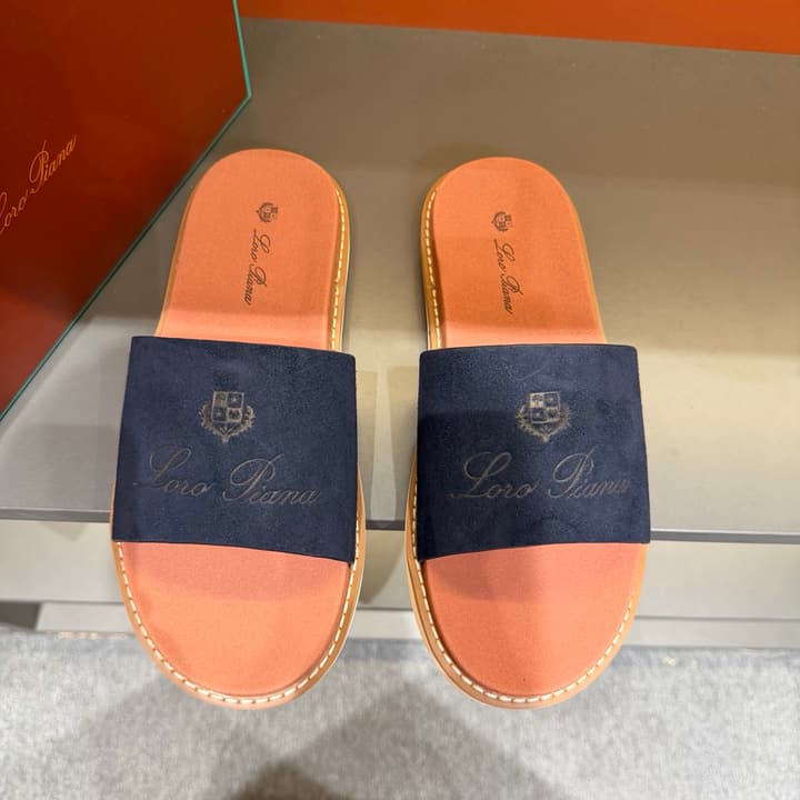 Loro Piana Summer Walk Crisscross Mules