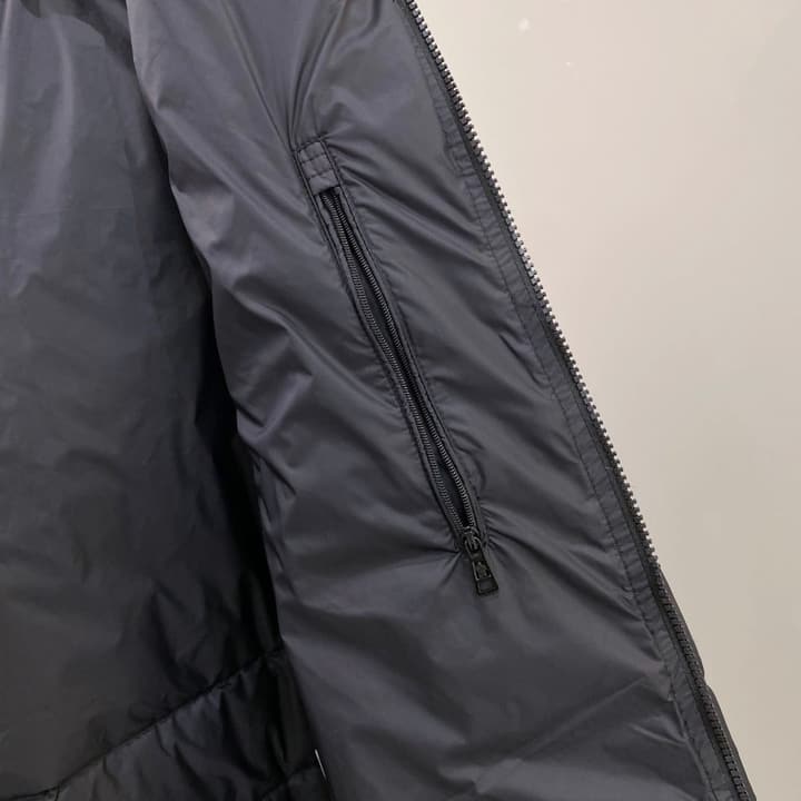 Moncler Men's Hooded Goose Down Jacket – 2025FW in Dark Gray