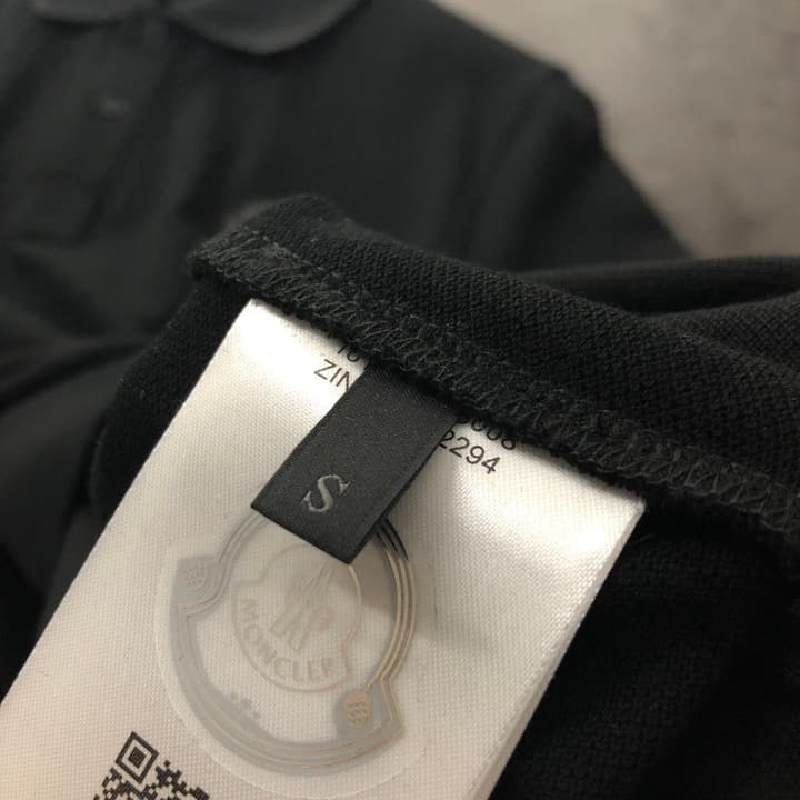 Moncler Classic Logo Back Print Polo Shirt – 2026SS in Black