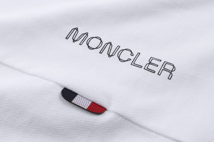 Moncler Logo Patch Cotton Pique Polo Shirt – 26SS in Black
