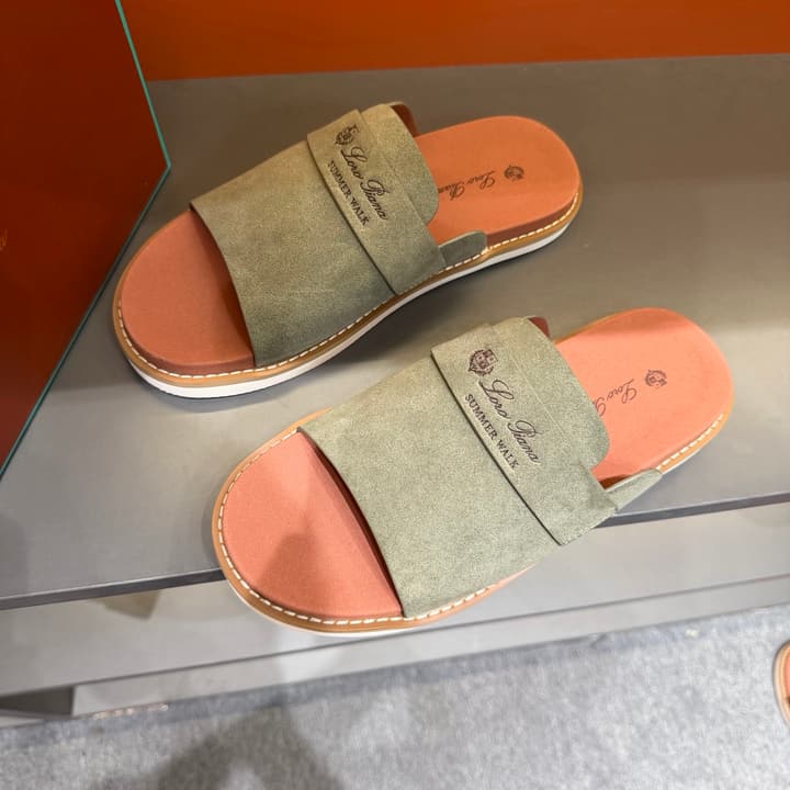 Loro Piana Summer Walk Crisscross Mules