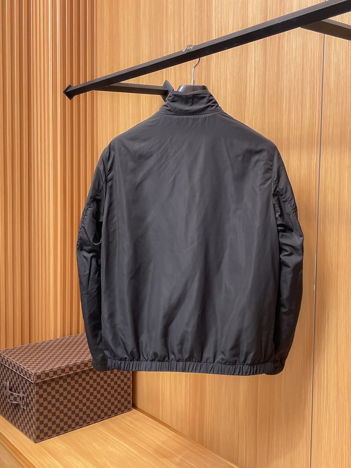 Burberry Reversible Casual Jacket – 2025FW in Dark Navy Reversible Side