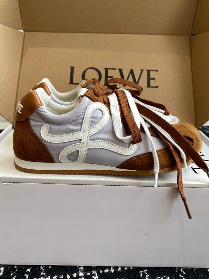 Loewe Ballet Runner Sneakers – 2025 Paris Fashion Week in Brown