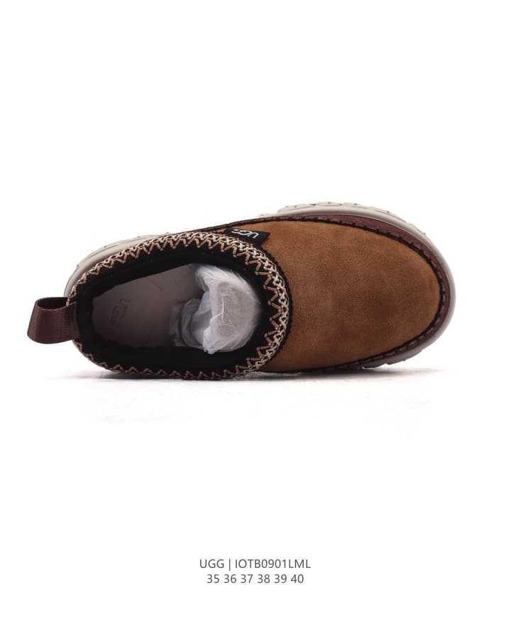 UGG Tire Sole Cotton Slippers Snow Boots in White