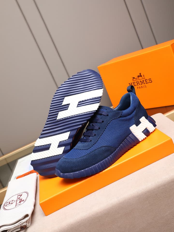 Hermès Bouncing Sport Sneakers in Dark Blue