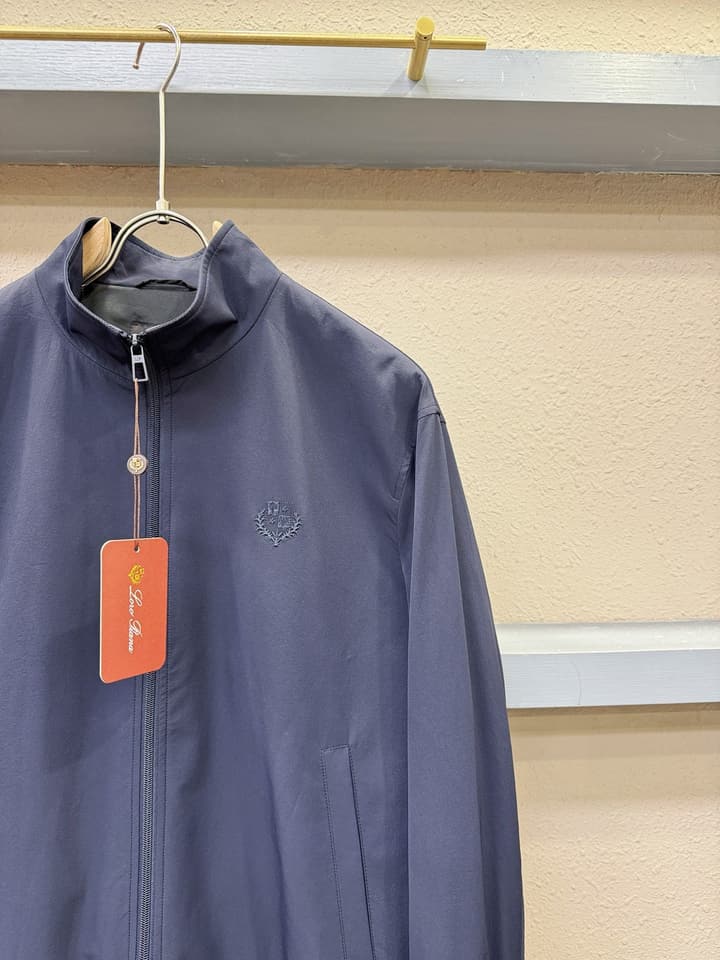 Loro Piana 2025 FW Imported Fabric Jacket – 2025FW in Dark Blue Jacket