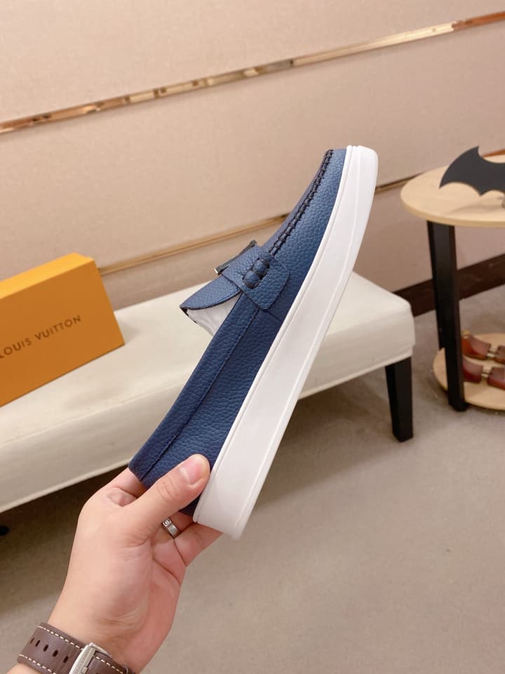 Louis Vuitton New Release Luxury Leather Loafers in Brown Loafer
