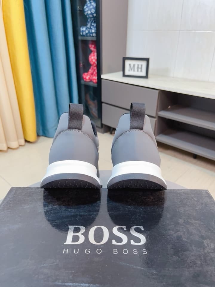 Boss Classic Suede and Waterproof Casual Sneakers