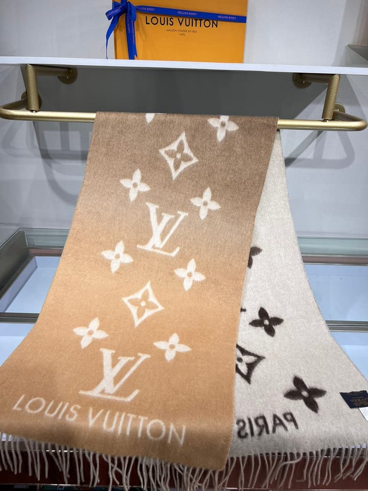 Louis Vuitton Double-Sided Cashmere Gradient Scarf