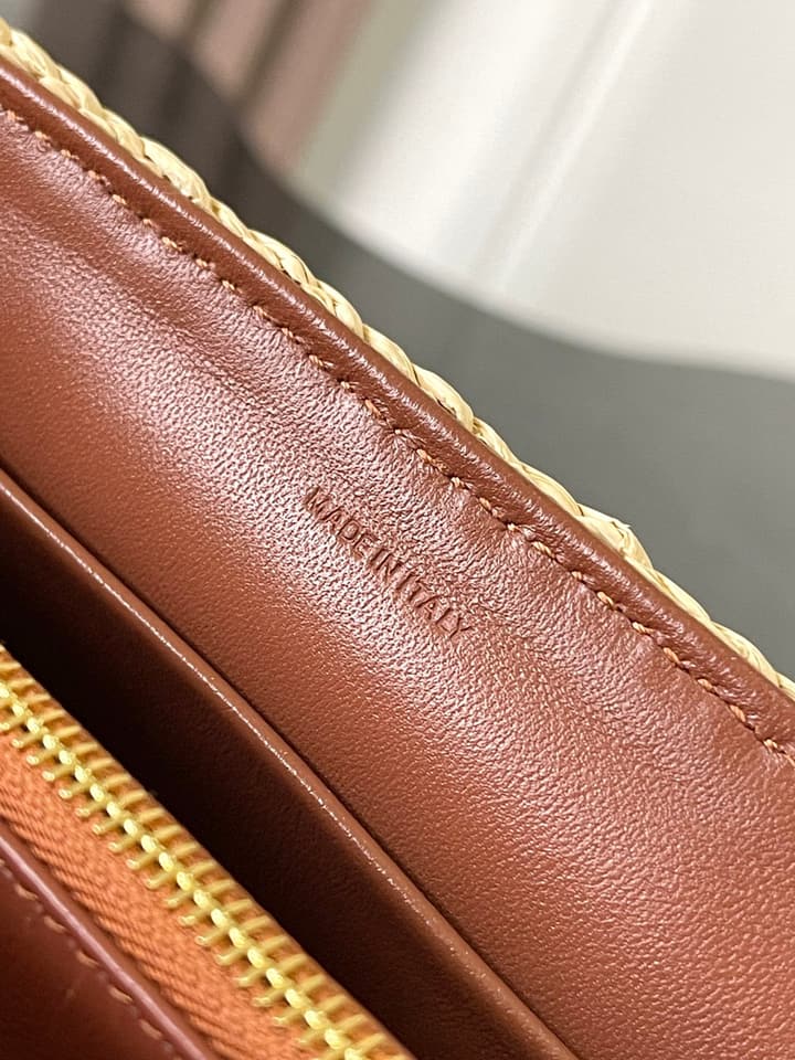 Celine Teen Nino Woven Triomphe Handbag