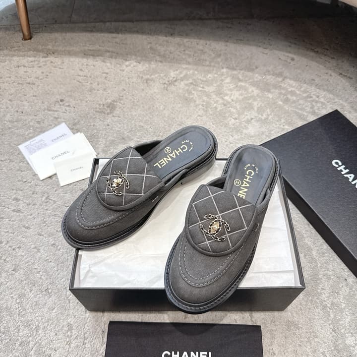 Chanel Quilted Leather Schoolbag Buckle Loafers – 26B Collection