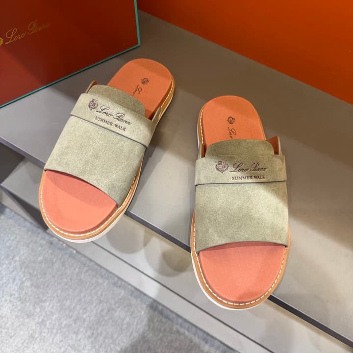 Loro Piana Summer Walk Crisscross Mules