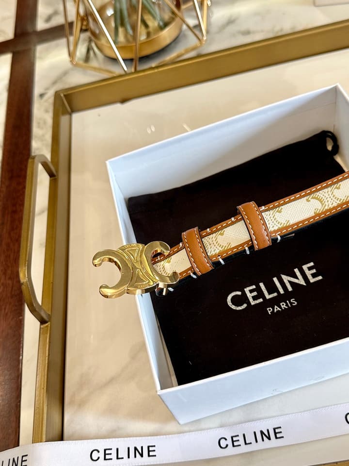 Celine Classic Leather Belt – 2.5cm