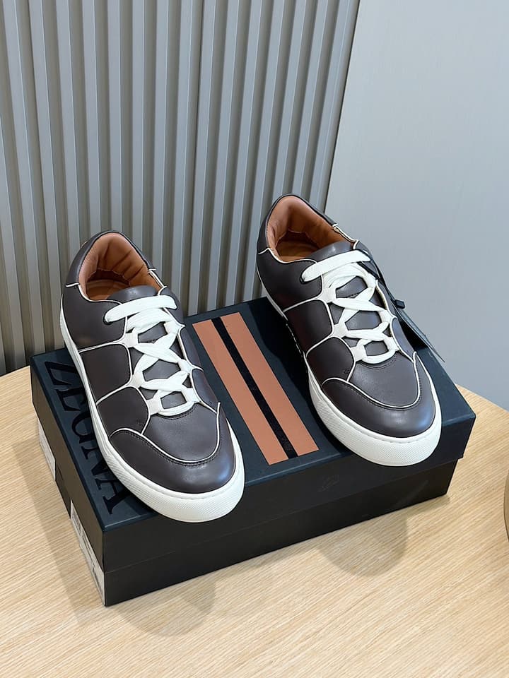 Zegna Tiziano Couture Sneakers in Black With Matching Laces