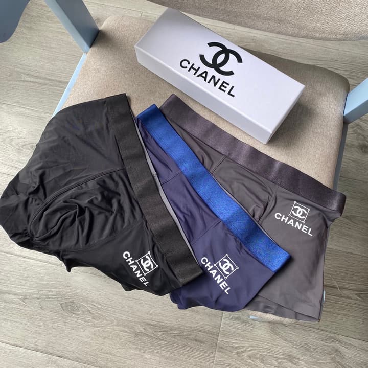 Chanel Men's Seamless Ice Silk Underwear – 3-Pack