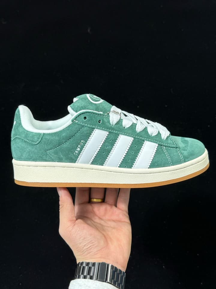 Adidas Originals Campus 00s Low-Top Sneakers in Black & White