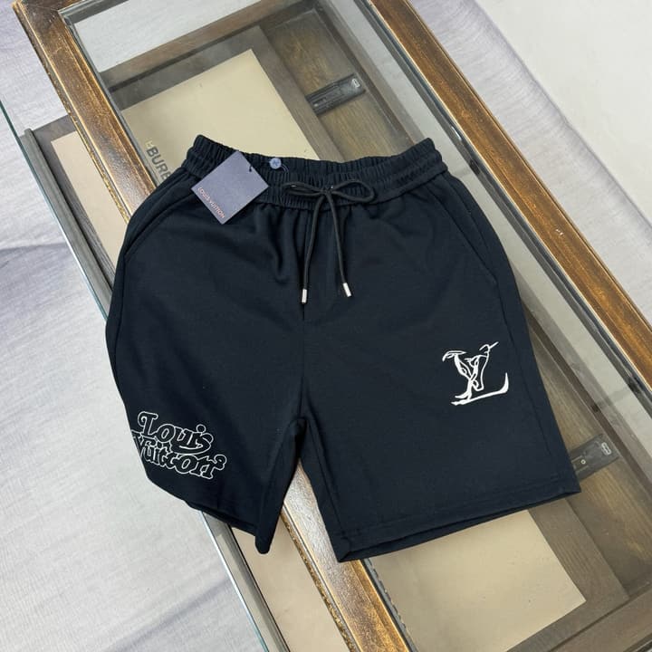 Louis Vuitton Casual Shorts – 2026 Collection in Apricot With Script Logo