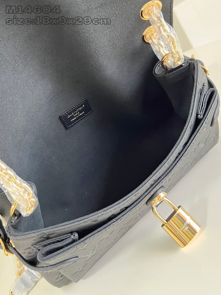 Louis Vuitton Anytime Flap Bag in Beige