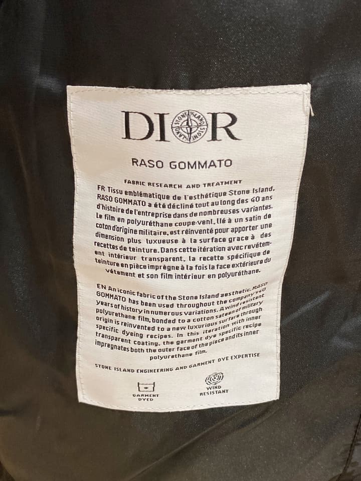 Dior New Runway Collection Jacket in Dark Gray Oblique Hooded Jacket