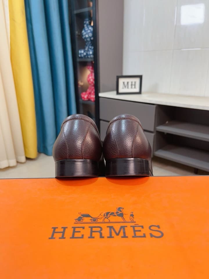 Hermès Business Leather Loafers