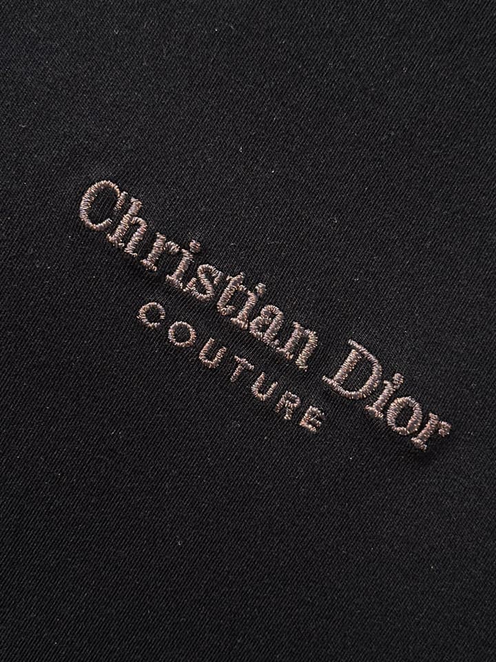 Dior Fashion Casual Long Sleeve T-Shirt – 2025FW in Classic Black