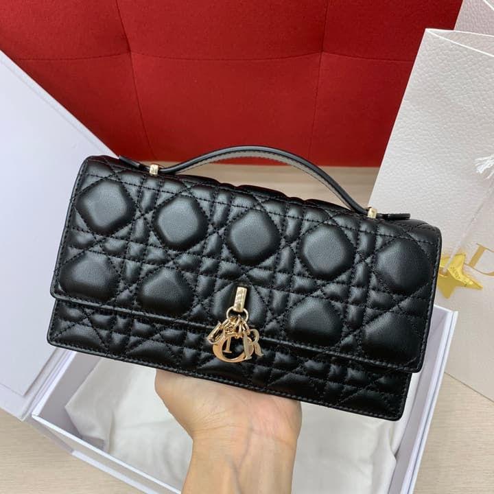 Dior Miss Mini Chain Handbag in Beige