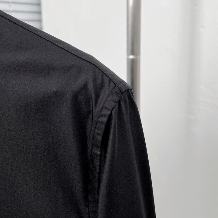 Loewe Crest Embroidered Shirt in Black