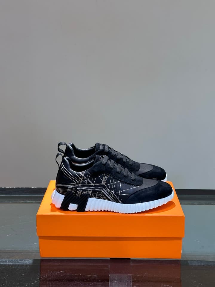 Hermès Bouncing Sneakers in Black 1