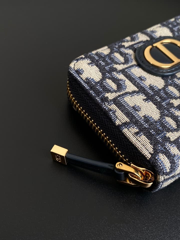 Dior Saddle Zipper Card Holder