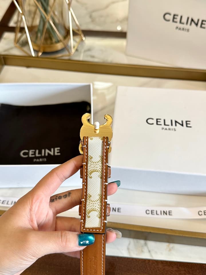 Celine Classic Leather Belt – 2.5cm