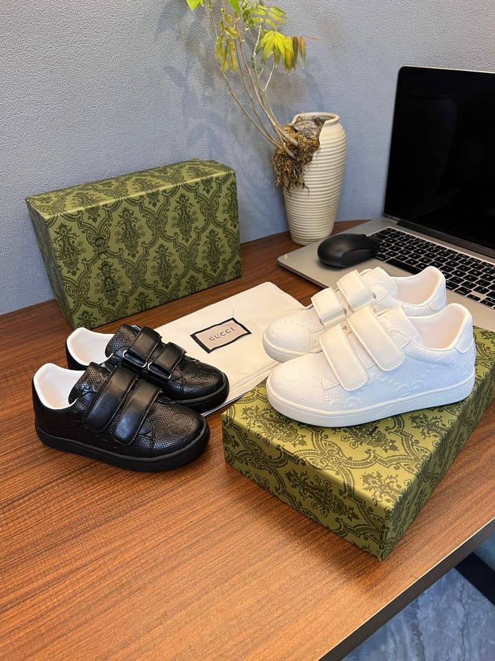 Gucci Kids Sheepskin-Lined Sneakers – Kids Collection