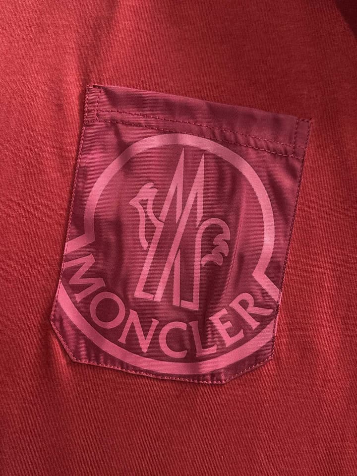 Moncler Woven Pocket Embroidery Logo T-Shirt – 2025SS in Black
