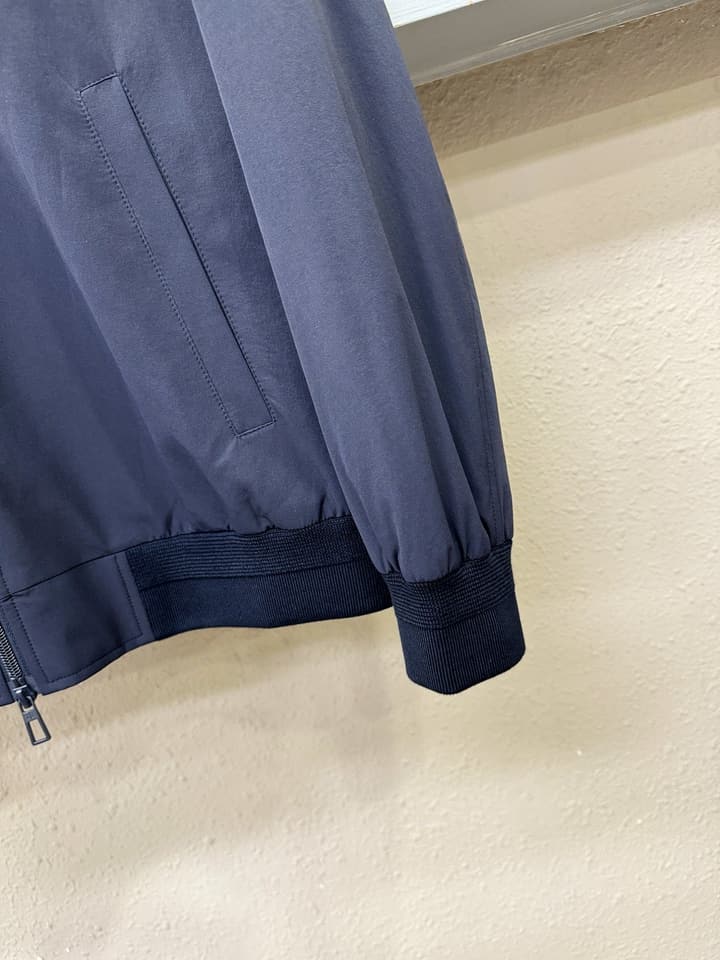 Loro Piana 2025 FW Imported Fabric Jacket – 2025FW in Dark Blue Jacket