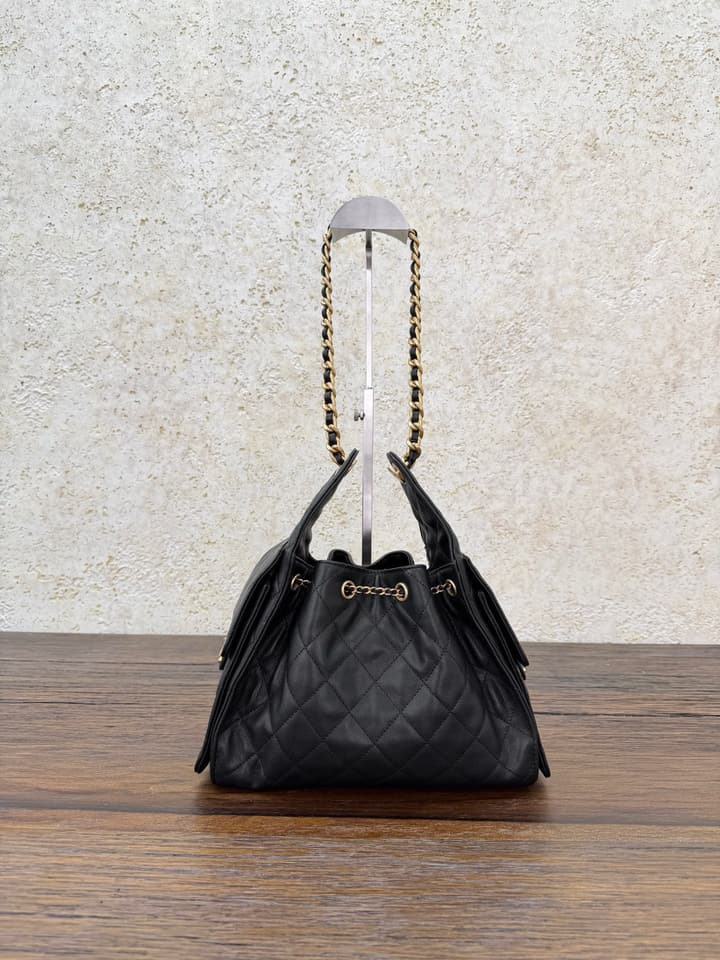 Chanel 25 Bag Small – Caviar Leather with Gold Hardware